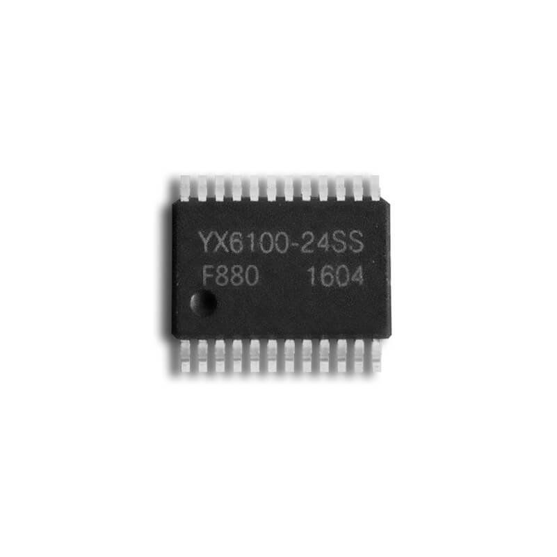 表挂spi flash串口解码IC YX6100-24SS