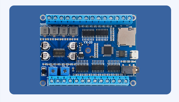 光耦隔告白法离款20路语音功放板图片